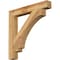 Ekena Millwork Imperial Block Rough Sawn Bracket, Western Red Cedar, 4"W x 30"D x 30"H BKT04X30X30IMP05RWR - alternate 1